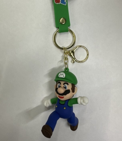 Y&M Брелок Супер Марио/ Марио бегущий в зеленой рубашке (Mario)