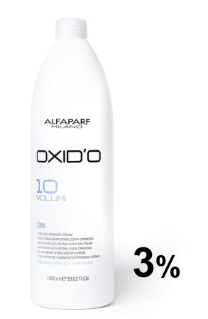Alfaparf Milano Окислитель (эмульсия, оксигент, оксид) для красителя OXID'O 10vol (3%) 1000мл