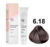 360 Professional Haircolor Крем-краска для волос 6/18 темный блондин пепельно-коричневый 100мл
