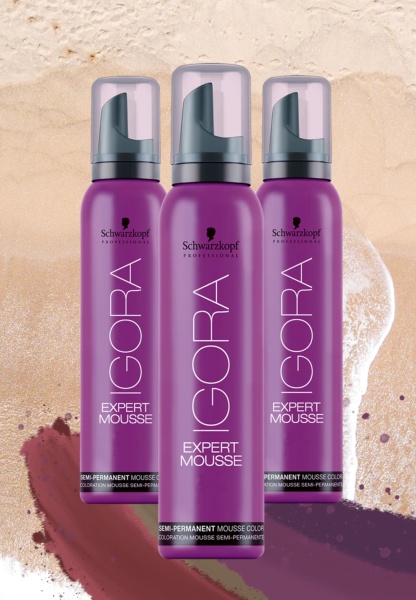 Schwarzkopf Igora Expert Mousse Краситель для волос 8/1 средний русый сандрэ 100мл