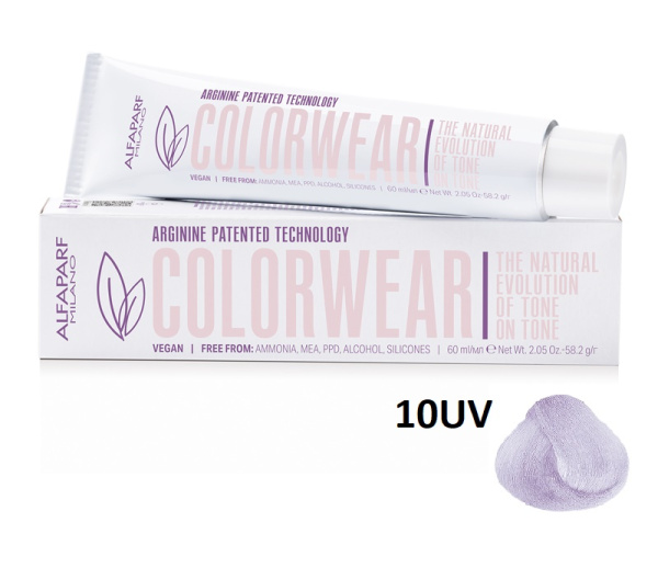 Alfaparf Milano Color Wear Краситель для волос тон-в-тон 10 UV самый светлый ультра фиолетовый блонд 60мл