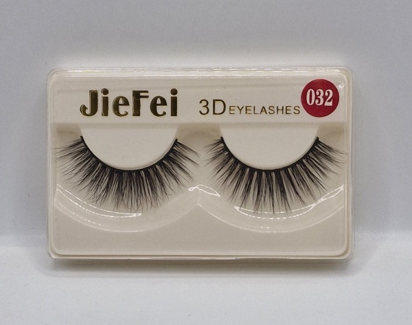 Y&M Ресницы накладные 3D Натуральный эффект JieFei №032