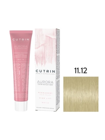 Cutrin Aurora крем-краска для волос 11/12 Чистый матовый блондин 60мл