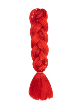Канекалон 2 Braids To Shine Hairshop, красный