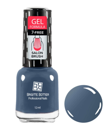 Brigitte Bottier Лак для ногтей Gel Formula №30 (серо-синий) 12мл