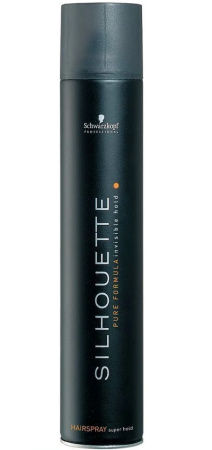 Schwarzkopf Professional Silhouette Лак для волос ультра сильной фиксации Pure Hairspray Superhold 500мл
