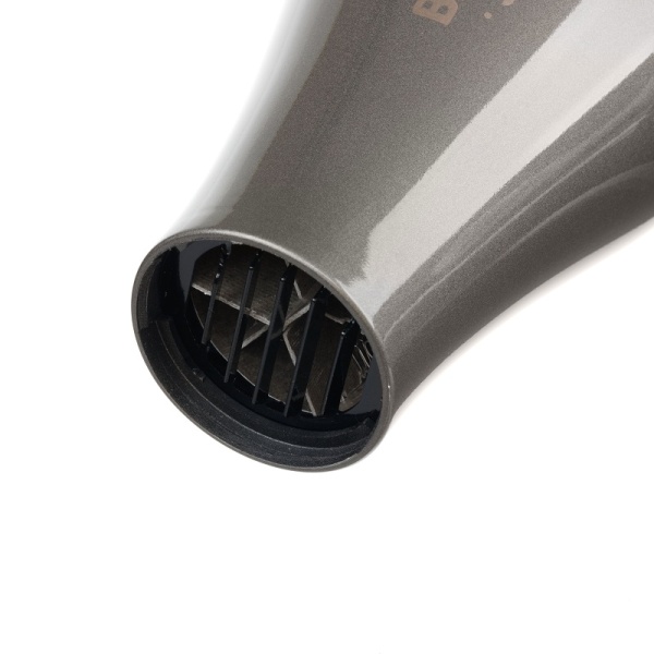 Фен DEWAL PRO BARBER STYLE Compact, темная сталь, 2200Вт, BLDC мотор ионизация, 2 насадки