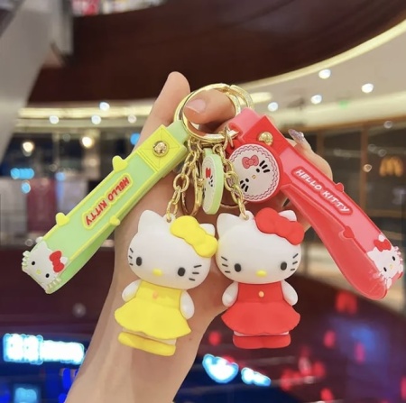 Брелок Хелло Китти платье желтое (Hello Kitty)