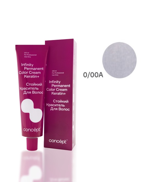 Concept Infinity крем-краска для волос 0/00A щелочной корректор 100мл