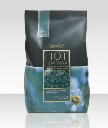 Italwax Воск-гранулы горячий, пленочный для депиляции Азулен 1кг