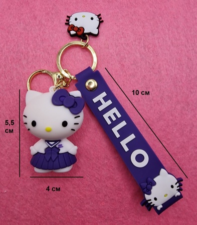 Брелок Хелло Китти синяя юбка (Hello)
