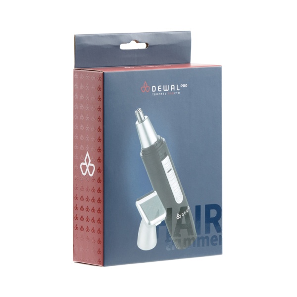 Триммер DEWAL 03-802 для стрижки в носу и ушах, черная