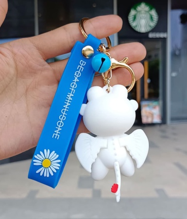 Брелок Дракон Ночная Фурия (Беззубик) белый