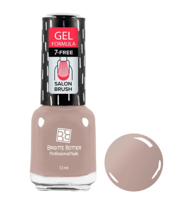 Brigitte Bottier Лак для ногтей Gel Formula №15 (розовый латте) 12мл