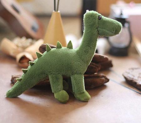 Брелок мягкая игрушка Динозавр, зеленый