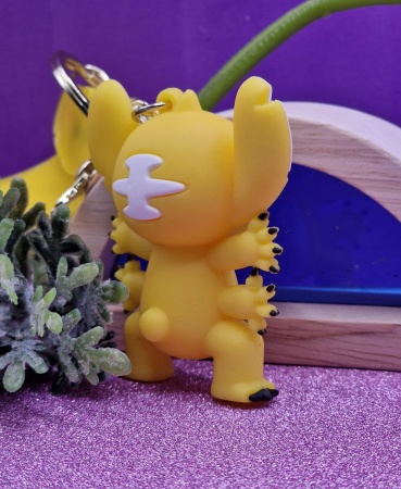 Y&M Брелок Стич, желтый (Lilo&Stitch)