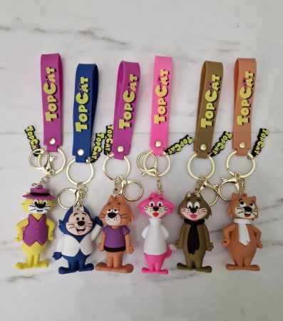 Брелок Кот с черным шарфом (Top Cat)