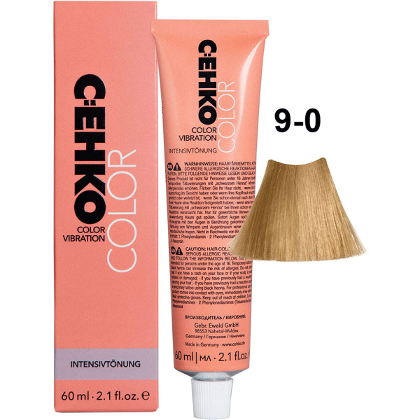CEHKO Color Vibration крем-краска для волос 9/0 жгучий блондин 60мл