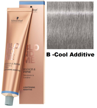 Schwarzkopf BlondMe Крем тонер нейтрализующий холодный для волос (B -Cool Additive) 60мл