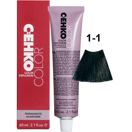 CEHKO Color Explosion крем-краска для волос 1/1 сине-черный 60мл