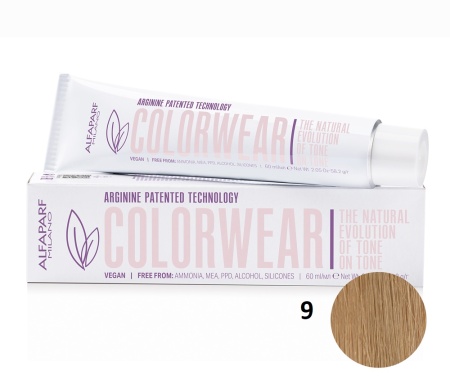 Alfaparf Milano Color Wear Краситель для волос тон-в-тон 9 очень светлый натуральный блонд 60мл
