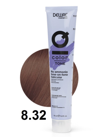 Dewal Cosmetics Крем-краска тон-в-тон IQ Color Tone 8/32 светлый золотисто-перламутровый блондин, 90мл