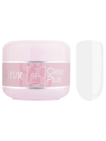 IRISK Гель для наращивания ногтей однофазный камуфлирующий ABC Limited collection 0003 Clear Plus (прозрачный) 15мл