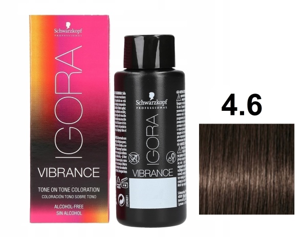 Schwarzkopf Igora Vibrance Краситель для волос 4/6 средний коричневый шоколадный 60мл
