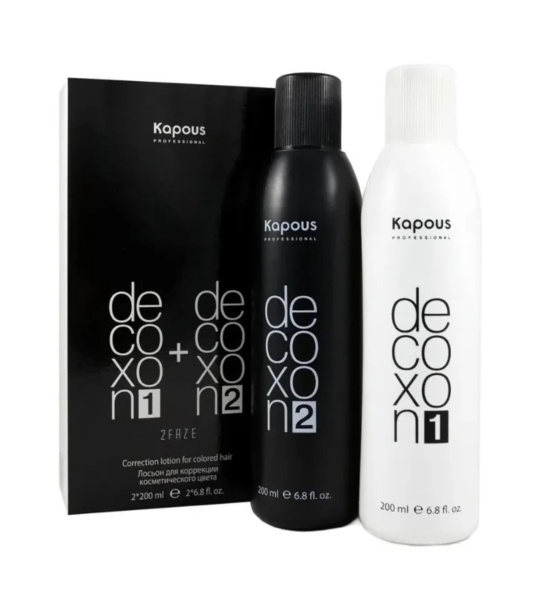 Kapous Professional Лосьон для коррекции косметического цвета Decoxon 2 Faze 200+200мл