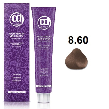 Constant Delight Крем-краска для волос с витамином С 8/60 светло-русый шоколадно-натуральный 100мл