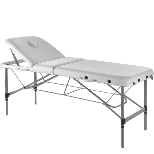 Кушетка массажная складная белая МК15М