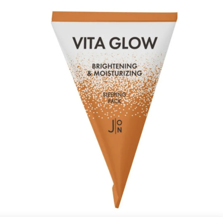 J:ON Маска для лица ночная мультивитаминная Vita Glow Brightening&Moisturizing Sleeping Pack 5г