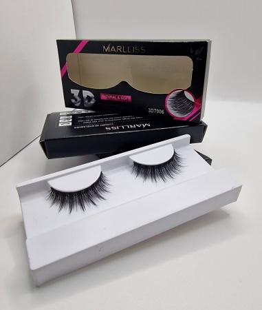 Y&M Ресницы накладные 3D Стерео эффект Marlliss Natural&Soft №7006