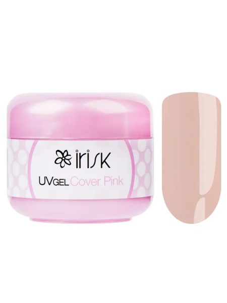 IRISK Гель для наращивания ногтей однофазный камуфлирующий ABC Limited collection 0004 Cover Pink (розовый) 15мл