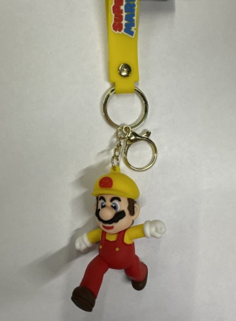 Y&M Брелок Супер Марио/ Марио бугущий в желтой рубашке (Mario)