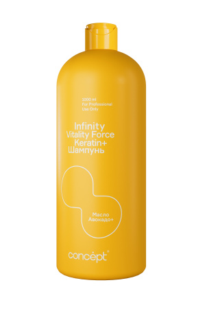 Concept Infinity Шампунь восстанавливающий Vitality Force Shampoo Keratin+ 1000мл