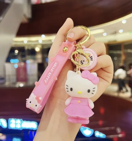Брелок Хелло Китти платье розовое (Hello Kitty)