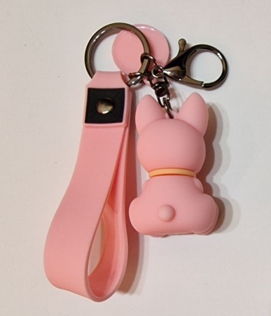 Y&M Брелок Собака розовый (Boom!)