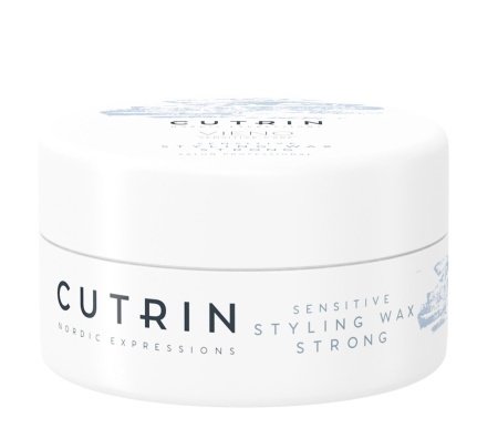 Cutrin Vieno Воск для волос сильной фиксации без отдушки Sensitive Styling Wax Strong 100мл