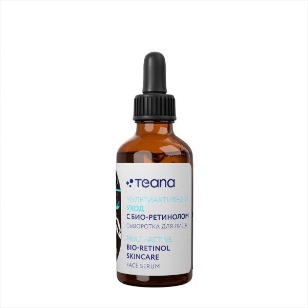 Teana Сыворотка для лица  Мультиактивный уход с Био-ретинолом Бакучиол 1% Super Molecules 30мл