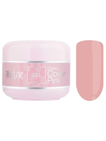 IRISK Гель для наращивания ногтей однофазный камуфлирующий ABC Limited collection 08 Сlassic Сover Pink (классический розовый) 15мл