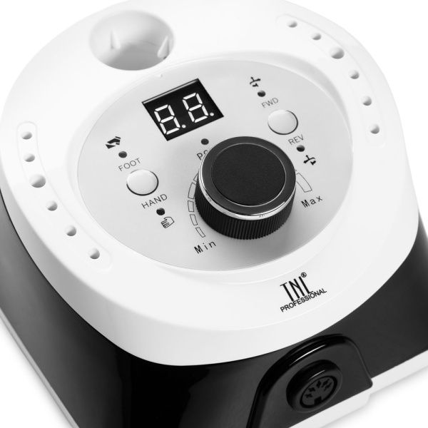 TNL Аппарат для маникюра и педикюра Iron-Pro 40 тыс. оборотов, бело-черная