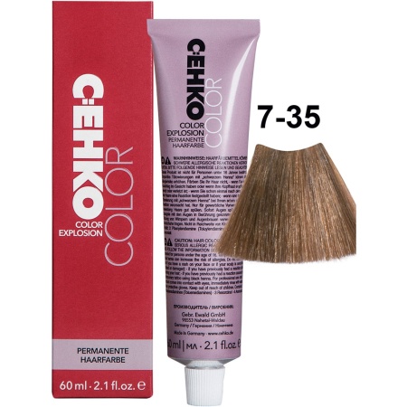CEHKO Color Explosion крем-краска для волос 7/35 золотистая нуга 60мл