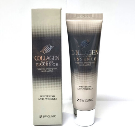 3W CLINIC Эссенция для лица Коллаген Collagen All-In-One Essence Whitening Anti-Wrinkle 60мл