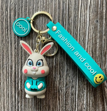 Y&M Брелок Кролик Lucky зеленый (Fashion and Cool)