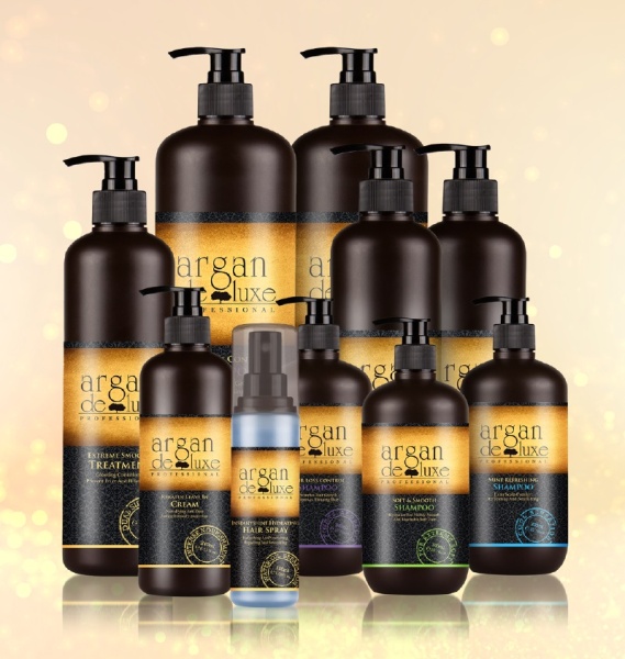 De Luxе Professional Шампунь освежающий с аргановым маслом Argan de luxe Mint Refreshing shampoo 500мл