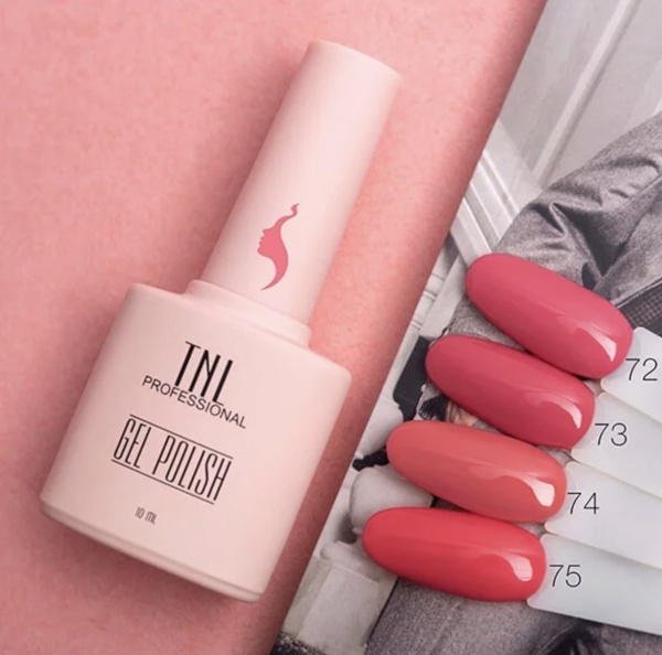 TNL Гель-лак для ногтей 8 Чувств №075 (красный мак) 10мл