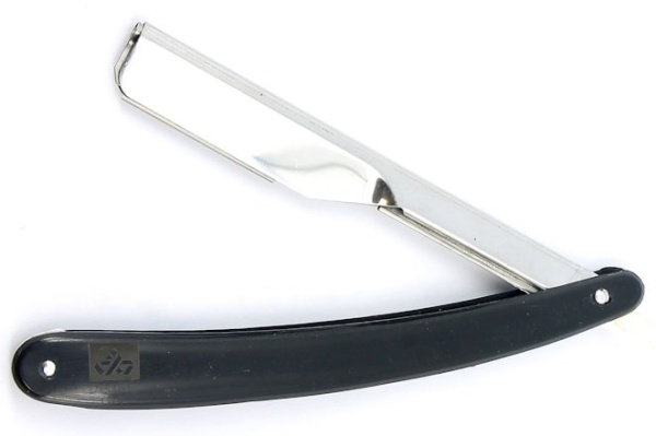 Dewal Бритва безопасная односторонняя черная