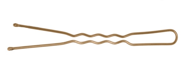 Шпильки Dewal волна 60 мм (24 шт) золотистые