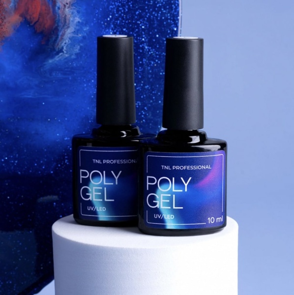 TNL Полигель жидкий для наращивания ногтей Poly Gel №04 карамельный 10 мл